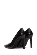 Woman Black Stiletto Heels Leather Stiletto | Derimod Woman Black Stiletto Heels Leather Stiletto | Derimod