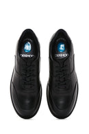 Erkek Siyah Deri Sneaker | Derimod Erkek Siyah Deri Sneaker | Derimod