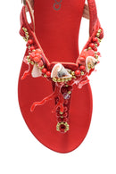 Women's Shell Detailed Sandals | Derimod Women's Shell Detailed Sandals | Derimod