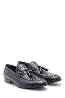 Men's Leather Knit Pattern Loafer | Derimod Men's Leather Knit Pattern Loafer | Derimod
