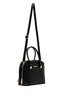 Woman Black Long-Strap Classic Shoulder Bag | Derimod Woman Black Long-Strap Classic Shoulder Bag | Derimod