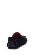 Erkek Siyah Süet Deri Loafer | Derimod Erkek Siyah Süet Deri Loafer | Derimod