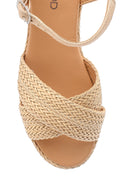Women's Straw Detailed Sandals | Derimod Women's Straw Detailed Sandals | Derimod