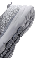 Derimod Zero Men's Gray Thick Sole Sneaker | Derimod Derimod Zero Men's Gray Thick Sole Sneaker | Derimod