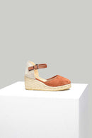Tan Wedge Heel Women's Espadrille | Derimod Tan Wedge Heel Women's Espadrille | Derimod