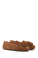 Women's Leather Suede Tassel Loafer | Derimod Women's Leather Suede Tassel Loafer | Derimod