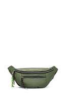 Women's Green Mini Fabric Crossbody Bag | Derimod Women's Green Mini Fabric Crossbody Bag | Derimod
