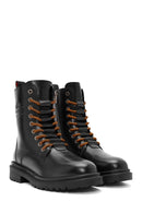 Harley Davidson Erkek Siyah Thar Bağcıklı Deri Postal Bot | Derimod Harley Davidson Erkek Siyah Thar Bağcıklı Deri Postal Bot | Derimod