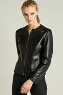 LUCY WOMEN'S LEATHER JACKET | Derimod LUCY WOMEN'S LEATHER JACKET | Derimod