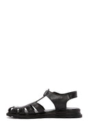 Women's Black Ankle Strap Leather Sandals | Derimod Women's Black Ankle Strap Leather Sandals | Derimod