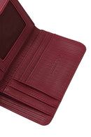 Women's Burgundy Wallet | Derimod Women's Burgundy Wallet | Derimod