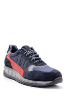 Men's Transparent Sole Leather Sneaker | Derimod Men's Transparent Sole Leather Sneaker | Derimod