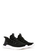Derimod Zero Erkek Siyah Bağcıklı Kalın Tabanlı Kumaş Sneaker | Derimod Derimod Zero Erkek Siyah Bağcıklı Kalın Tabanlı Kumaş Sneaker | Derimod