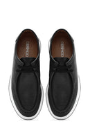 Men's Black Lace-up Leather Casual Shoes | Derimod Men's Black Lace-up Leather Casual Shoes | Derimod