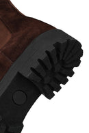 Male Brown Suede Chelsea Boots | Derimod Male Brown Suede Chelsea Boots | Derimod