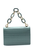 Women's Crocodile Patterned Crossbody Bag | Derimod Women's Crocodile Patterned Crossbody Bag | Derimod