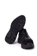 Kadın Yüksek Tabanlı Süet Sneaker | Derimod Kadın Yüksek Tabanlı Süet Sneaker | Derimod