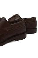 Male Brown Lace-up Thick-Soled Leather Casual Shoes | Derimod Male Brown Lace-up Thick-Soled Leather Casual Shoes | Derimod