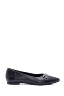 Women's Black Buckle Ballerinas | Derimod Women's Black Buckle Ballerinas | Derimod