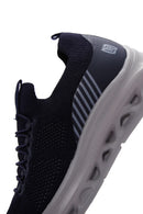 Derimod Zero Men's Navy Blue Lace-Up Thick Sole Sneaker | Derimod Derimod Zero Men's Navy Blue Lace-Up Thick Sole Sneaker | Derimod
