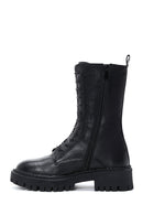 Women's Leather Lace-Up Boots | Derimod Women's Leather Lace-Up Boots | Derimod