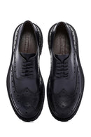 Men's Navy Blue Leather Casual Shoes | Derimod Men's Navy Blue Leather Casual Shoes | Derimod
