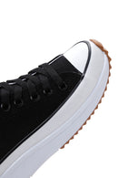 Women's Black Thick Soled Sneaker | Derimod Women's Black Thick Soled Sneaker | Derimod