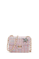 Women's Pink Long Strap Accessory Mini Shoulder Bag | Derimod Women's Pink Long Strap Accessory Mini Shoulder Bag | Derimod