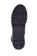 Buckle Women's Leather Boots | Derimod Buckle Women's Leather Boots | Derimod