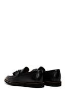 Erkek Siyah Deri Baskılı Casual Loafer | Derimod Erkek Siyah Deri Baskılı Casual Loafer | Derimod