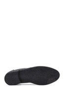 Kadın Siyah Aksesuar Detaylı Deri Maskülen Loafer | Derimod Kadın Siyah Aksesuar Detaylı Deri Maskülen Loafer | Derimod