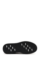 Men's Black Lace-up Leather Sneaker | Derimod Men's Black Lace-up Leather Sneaker | Derimod