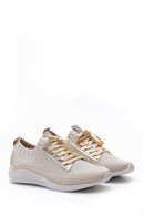 Women's Gold Sneaker | Derimod Women's Gold Sneaker | Derimod