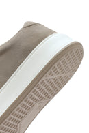 Erkek Bej Kalın Tabanlı Bağcıklı Süet Deri Sneaker | Derimod Erkek Bej Kalın Tabanlı Bağcıklı Süet Deri Sneaker | Derimod