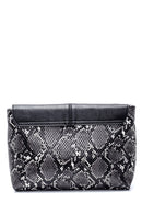 Women's Snakeskin Pattern Detailed Shoulder Bag | Derimod Women's Snakeskin Pattern Detailed Shoulder Bag | Derimod
