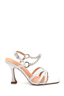 Women's Casual Heeled Leather Sandals | Derimod Women's Casual Heeled Leather Sandals | Derimod