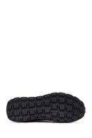 Erkek Siyah Bağcıklı Kalın Tabanlı Deri Sneaker | Derimod Erkek Siyah Bağcıklı Kalın Tabanlı Deri Sneaker | Derimod