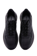 Erkek Siyah Deri Sneaker | Derimod Erkek Siyah Deri Sneaker | Derimod