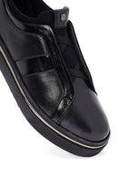 Erkek Siyah Deri Sneaker | Derimod Erkek Siyah Deri Sneaker | Derimod