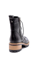 Women's Leather Zipper Detailed Boots | Derimod Women's Leather Zipper Detailed Boots | Derimod