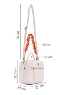 Women's Cream Long Strap Crossbody Bag | Derimod Women's Cream Long Strap Crossbody Bag | Derimod