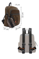 Women's Brown Casual Backpack | Derimod Women's Brown Casual Backpack | Derimod