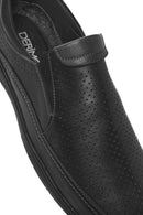 Erkek Siyah Deri Casual Loafer | Derimod Erkek Siyah Deri Casual Loafer | Derimod