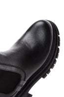 Women's Black Leather Chelsea Boots | Derimod Women's Black Leather Chelsea Boots | Derimod