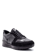 Men's Leather Suede Detailed Sneaker | Derimod Men's Leather Suede Detailed Sneaker | Derimod