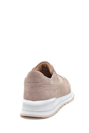 Erkek Vizon Süet Deri Sneaker | Derimod Erkek Vizon Süet Deri Sneaker | Derimod