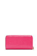 Women's Pink Crocodile Wallet | Derimod Women's Pink Crocodile Wallet | Derimod