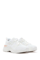 Skechers Women's White Hazel - Faye Thick Sole Sneaker | Derimod Skechers Women's White Hazel - Faye Thick Sole Sneaker | Derimod