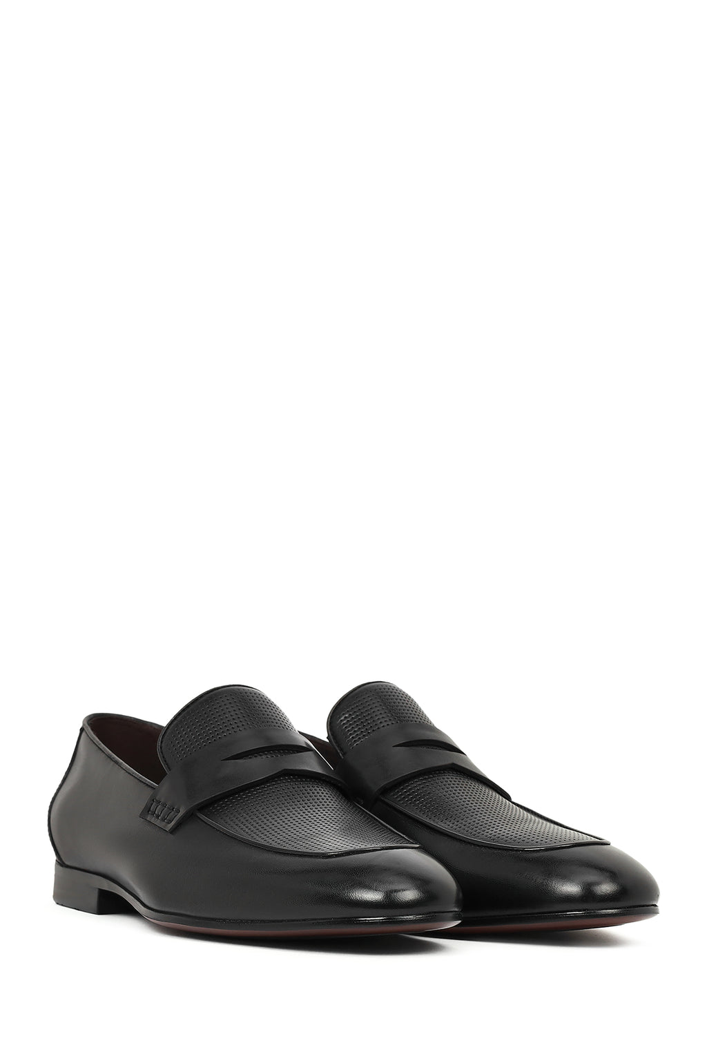 Derimod Black Erkek Siyah Deri Klasik Loafer
