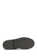 Women's Green Zippered Suede Leather Boots | Derimod Women's Green Zippered Suede Leather Boots | Derimod